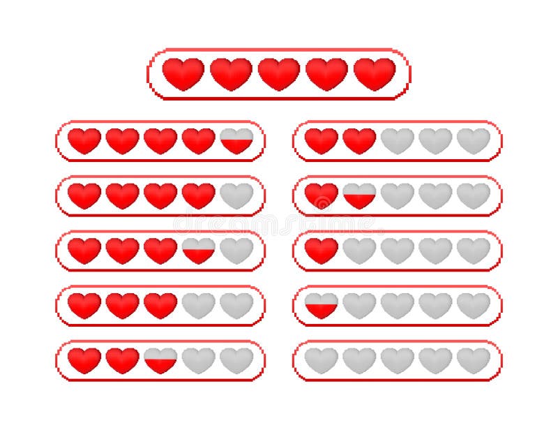 Pixel Art Heart Icon Retro Game Symbol Template Design For Valentines Day  Greeting Card Nerds Gamers It Developers Stock Illustration - Download  Image Now - iStock