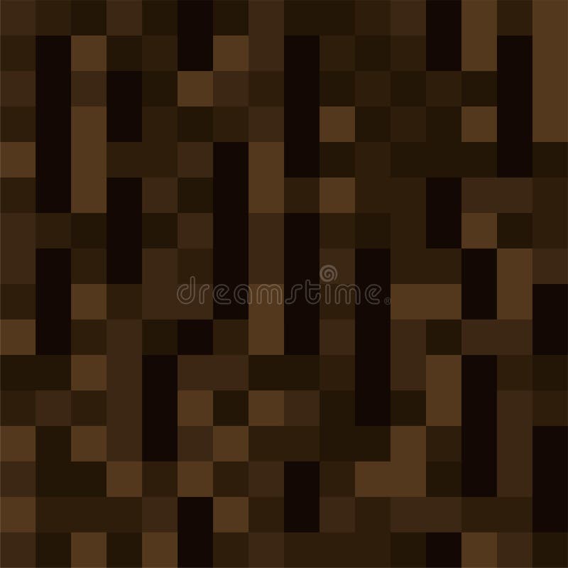 Pixel minecraft style land block background Vector Image