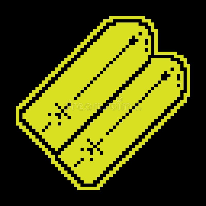 Pixel silhouette icon, soldier epaulettes of military general. Army insignia. Simple black and stock illustration