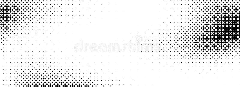 Pixelated bitmap texture. Black dither pattern wallpaper. Abstract glitch gradient pattern. 8 bit video game background vector illustration
