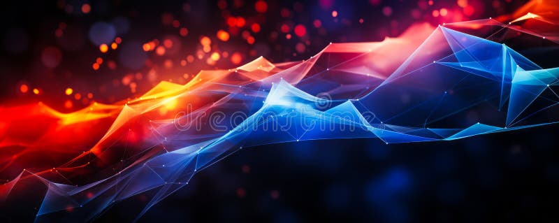 Pixelated Wonderland An Abstract Digital Background in Full Spectrum vector illustration