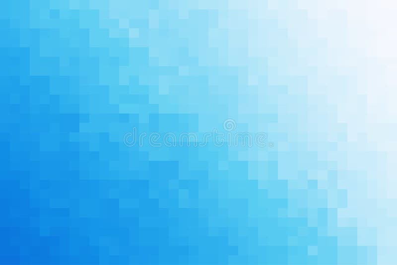 Pixels pattern geometric mosaic blue background vector illustration template web banner wallpaper poster royalty free illustration