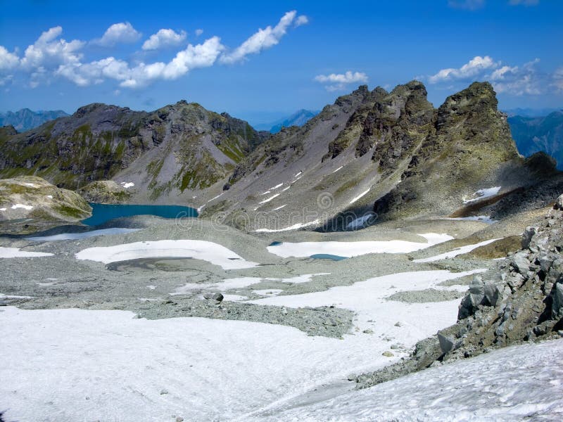 Pizol Gletchcer in Switzerland Alps