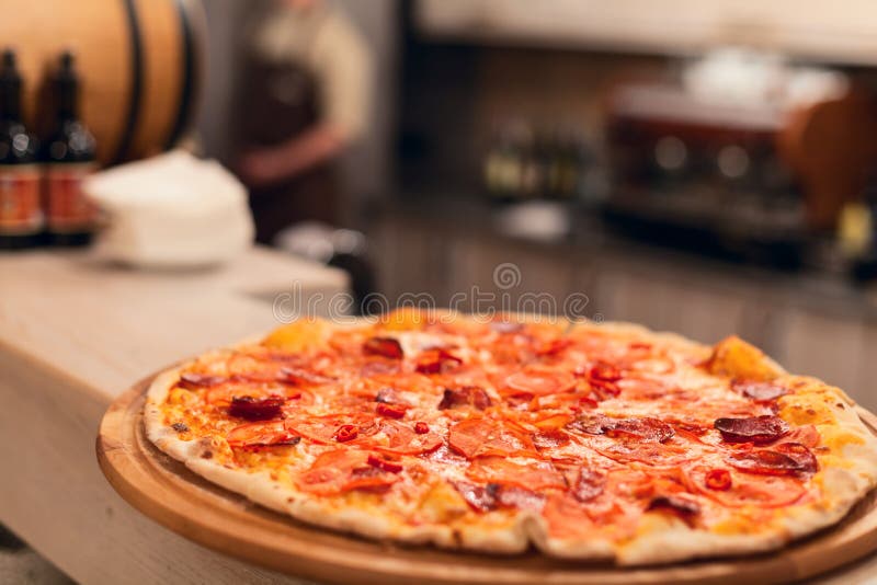Pizza fotografía de archivo libre de regalías Pizza fotografía de archivo libre de regalías