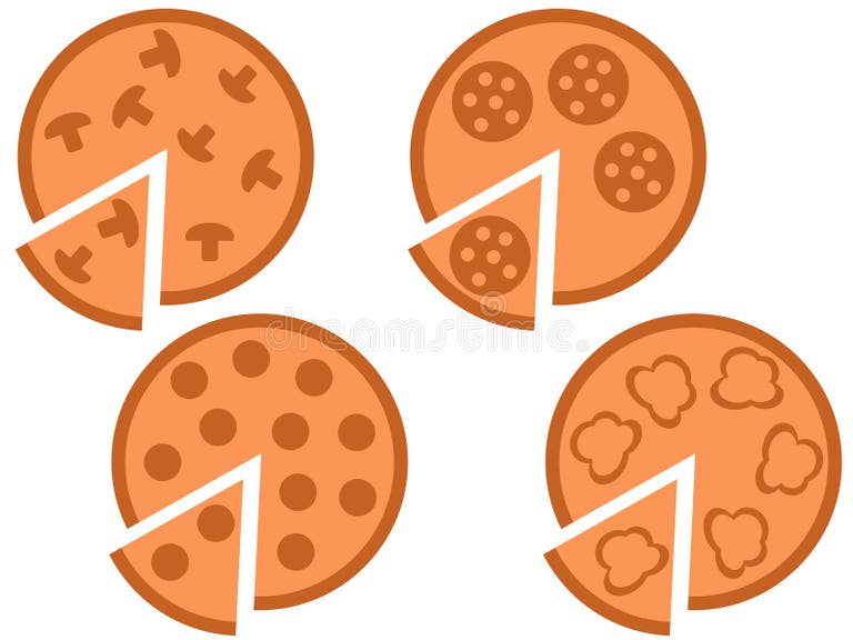 Four Cheese Pizza Stock Illustrations 648 Four Cheese Pizza Stock