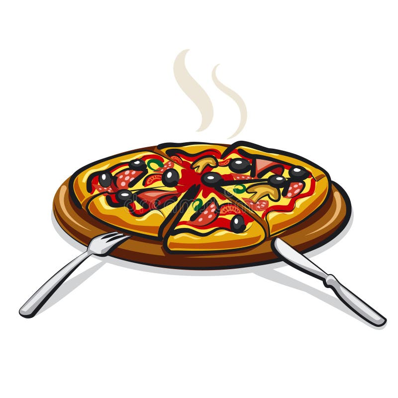 Hot Pizza Pics Clipart