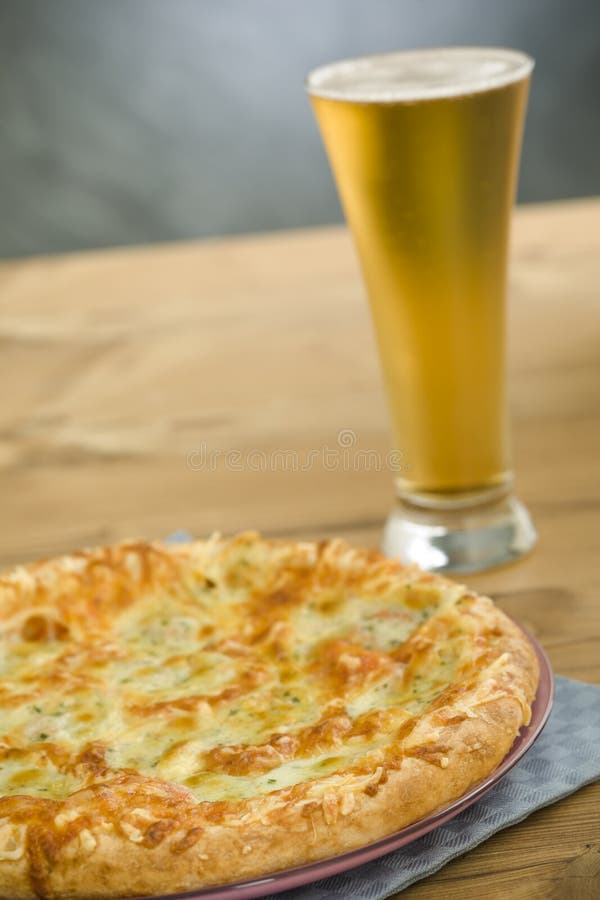 Pizza and beer