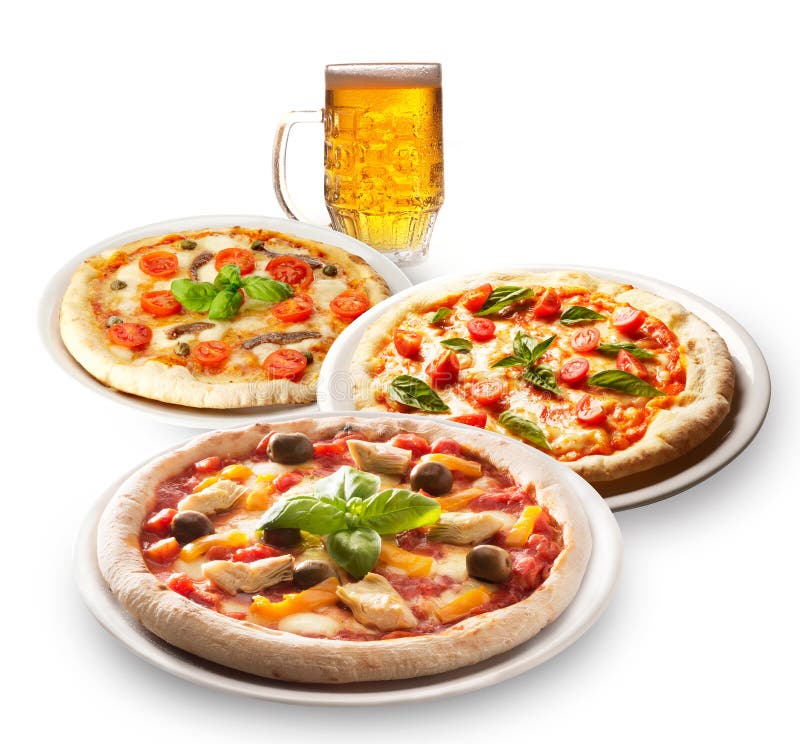 Pizza and beer