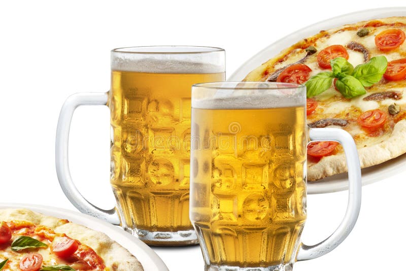 Pizza and beer