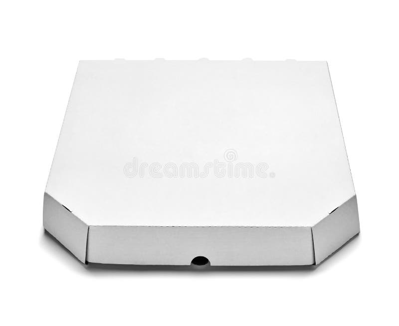 Pizza Box Food Cardboard Delivery Package Meal Dinner Lunch Stock Photo
