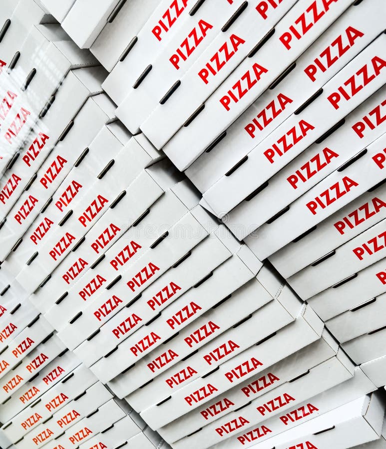 Pizza Delivery Boxes stock photo. Image of italian, pizza 1614588