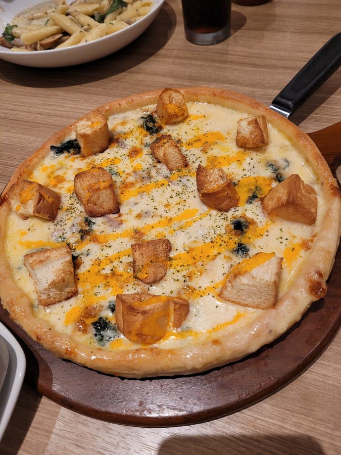 Pizza Cheese Melt Mozzarella Bread Food Stock Image Image of pizza