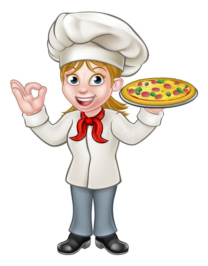 Cartoon Character Pizza Chef Logo Stock Illustrations – 1,241 Cartoon ...