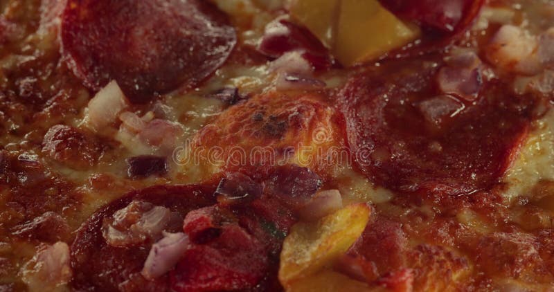 Pizza Spinning with a Whole Pineapple on Top Stock Video - Video of  controvery, dividing: 221335665
