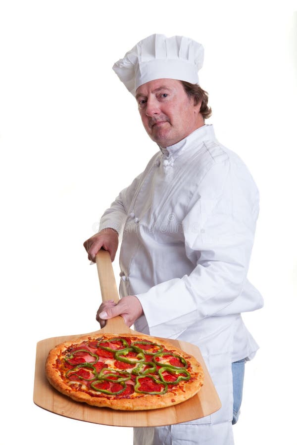 Pizza Cook stock photo. Image of profession, occupation - 30440584