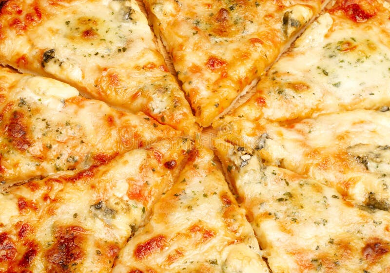 Pizza de fromage quatre photos stock Pizza de fromage quatre photos stock