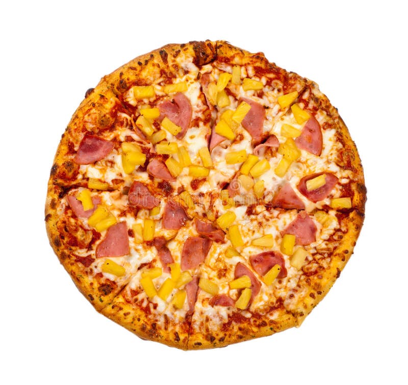 Pizza de la piña foto de archivo Pizza de la piña foto de archivo