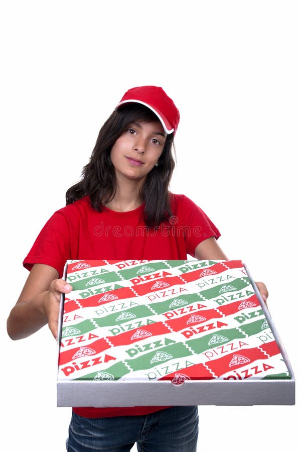 Pizza delivery girl