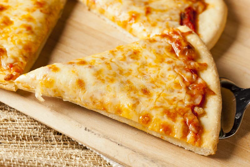 Pizza di formaggio italiana casalinga classica fotografia stock