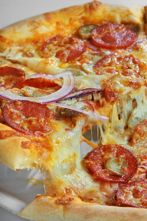 Yummy pizza stock photo. Image of food, pizza, olives 4341300