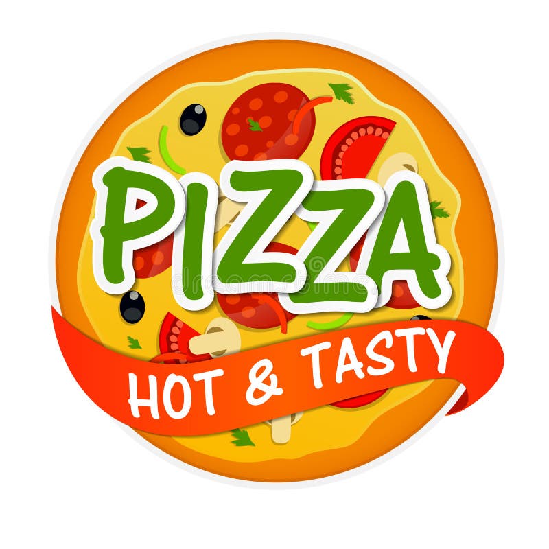 Pizza-Ikonen-Menü stock abbildung Pizza-Ikonen-Menü stock abbildung