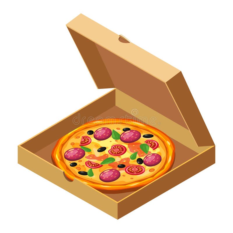 Pizza Open Box Design Stock Illustrations 1,405 Pizza Open Box Design