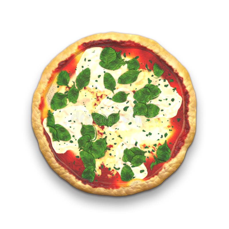 Pizza Margherita Stock Illustrations 1817 Pizza Margherita Stock