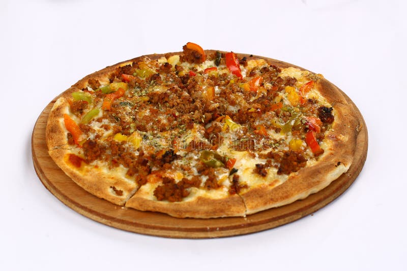 Pizza Quattro Formaggi stock image. Image of crispy, color 39071311