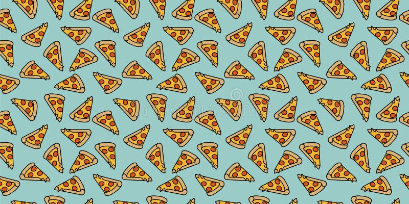 Pizza Pattern Drawing Background. Junk Food Seamless Hand Drawn for Wrapping and Decoration Print Stock Vector - Illustration of background, tasty: 151935075 Pizza Pattern Drawing Background. Junk Food Seamless Hand Drawn for Wrapping and Decoration Print Stock Vector - Illustration of background, tasty: 151935075
