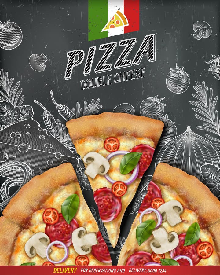 Papa Pizza Poster, Designed by Thộn