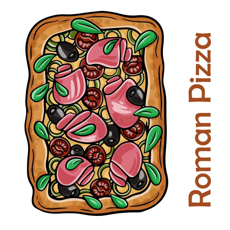 Pizza with Roast Beef and Artichokes, Jalapenos, Chili, Mozzarella