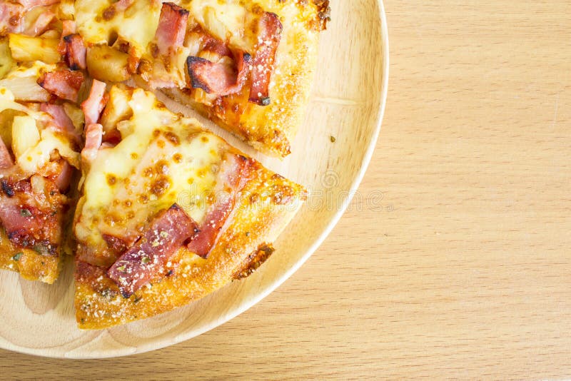 Pizza Toppings Cheese Ham Pineapple Fluffy Powder Stock Photo Image of calories, home 72476464