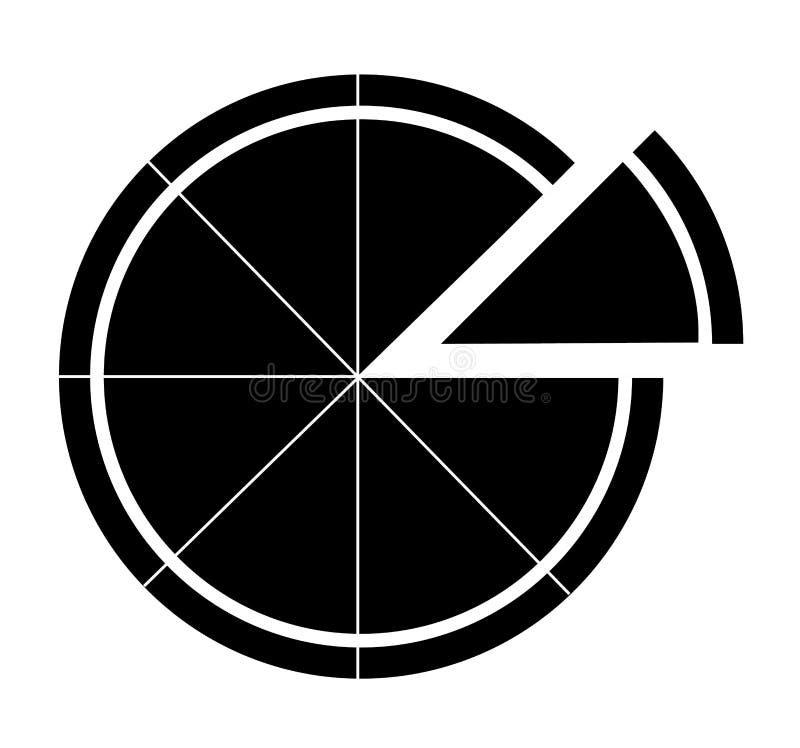 Pizzasymbol på vit bakgrund pizzasymbol för din webbplatsdes vektor illustrationer Pizzasymbol på vit bakgrund pizzasymbol för din webbplatsdes vektor illustrationer