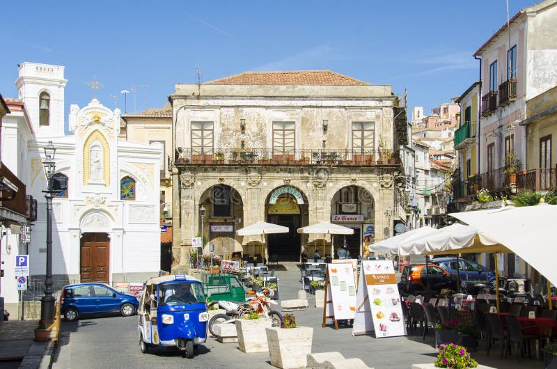 Main square in Pizzo, Italy