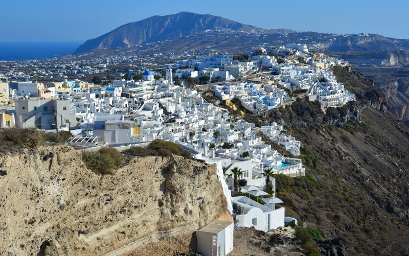Piękna Santorini wyspa, Grecja fotografia stock