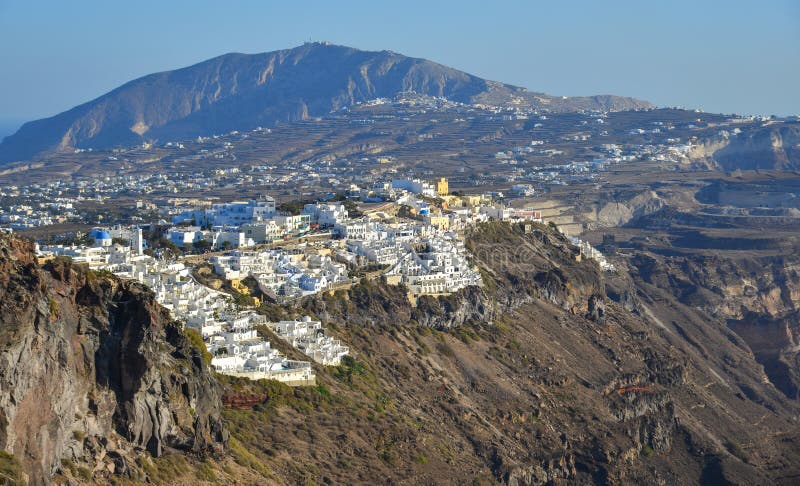 Piękna Santorini wyspa, Grecja fotografia stock
