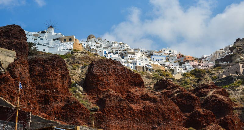 Piękna Santorini wyspa, Grecja obraz royalty free