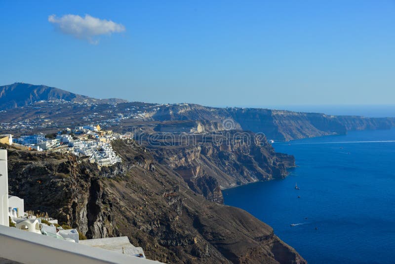 Piękna Santorini wyspa, Grecja obraz stock