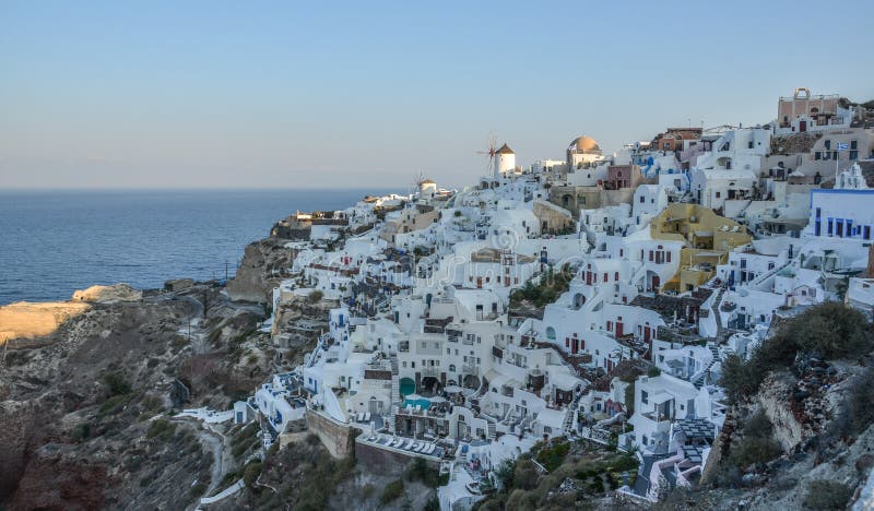 Piękna Santorini wyspa, Grecja obrazy royalty free