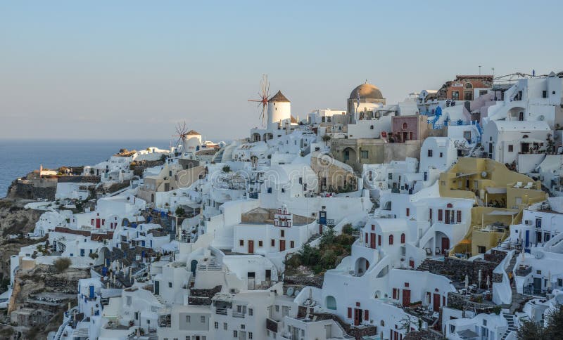 Piękna Santorini wyspa, Grecja obrazy royalty free