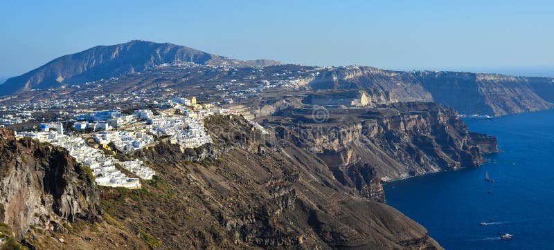 Piękna Santorini wyspa, Grecja zdjęcia stock