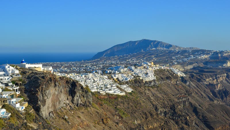 Piękna Santorini wyspa, Grecja fotografia stock