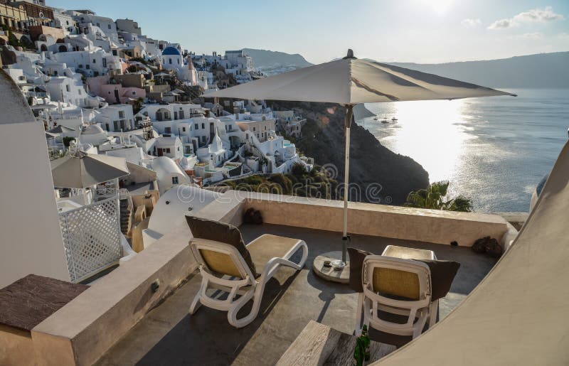 Piękna Santorini wyspa, Grecja fotografia stock