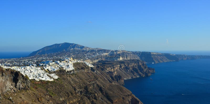 Piękna Santorini wyspa, Grecja obraz stock