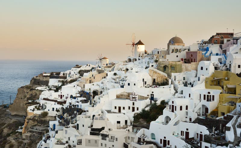 Piękna Santorini wyspa, Grecja zdjęcia royalty free