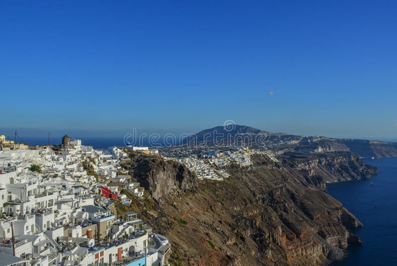 Piękna Santorini wyspa, Grecja zdjęcie stock
