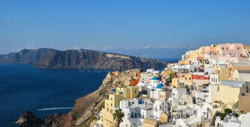 Piękna Santorini wyspa, Grecja fotografia royalty free