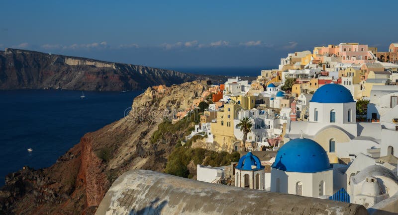 Piękna Santorini wyspa, Grecja zdjęcia royalty free