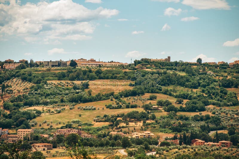 Piękny krajobraz Massa Marittima teren, prowincja Grosseto, Tuscany zdjęcia royalty free Piękny krajobraz Massa Marittima teren, prowincja Grosseto, Tuscany zdjęcia royalty free