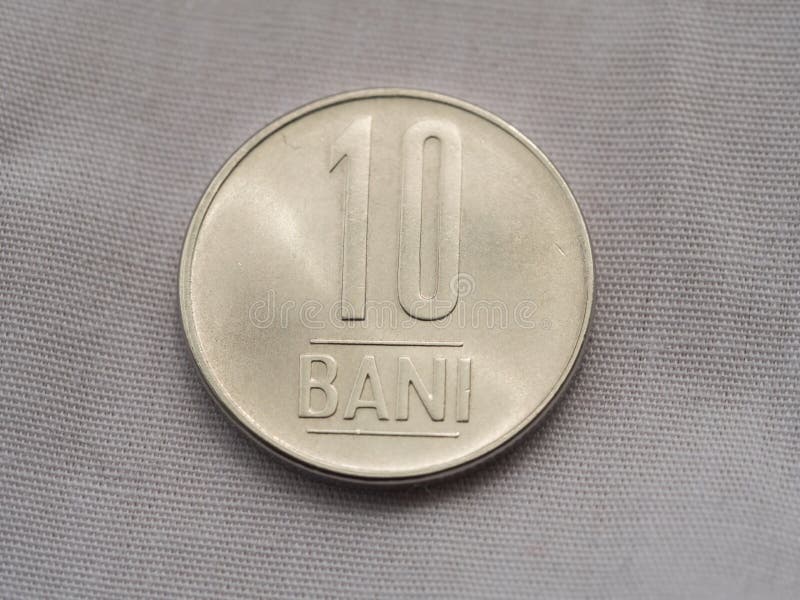 pièce de monnaie de Roumain du bani 10 image stock pièce de monnaie de Roumain du bani 10 image stock